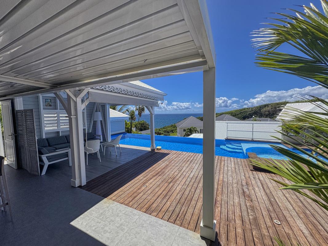 37.Location villa piscine Sainte Anne Guadeloupe_Vue mer